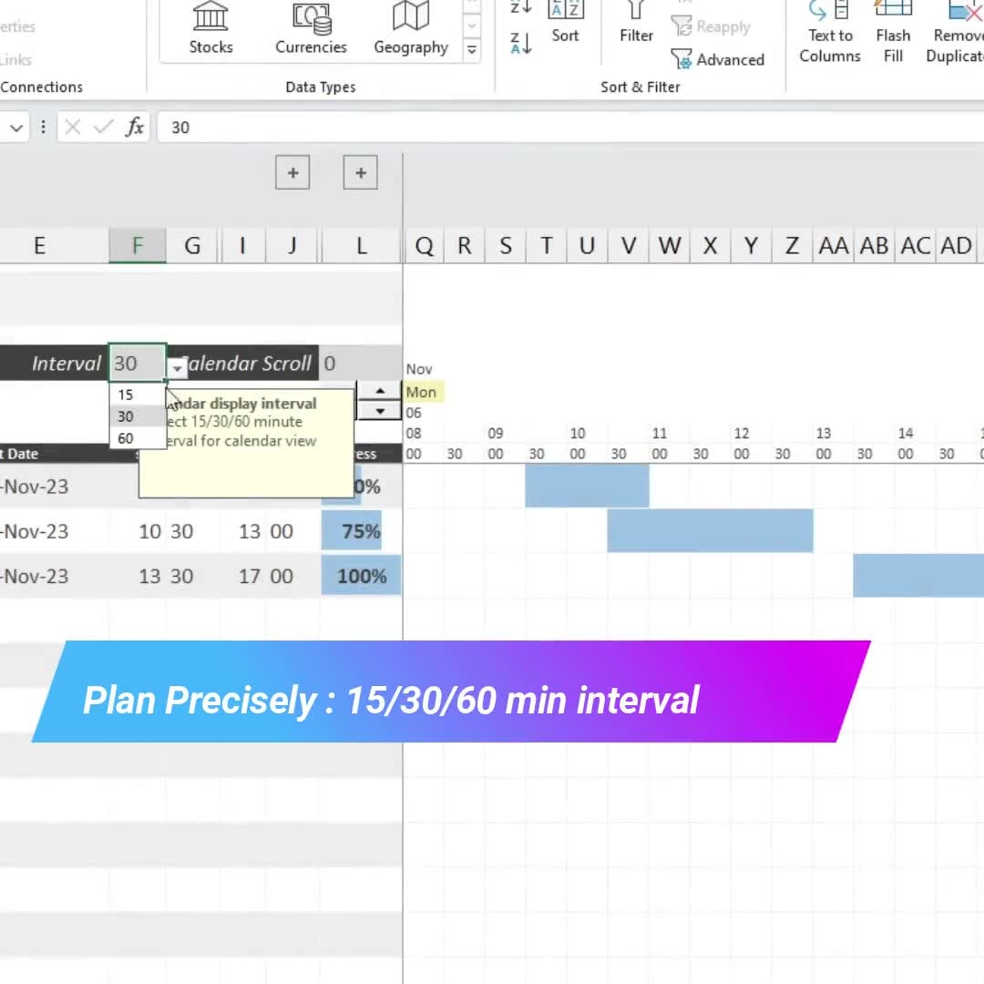 Gantt Chart Exclude Weekends