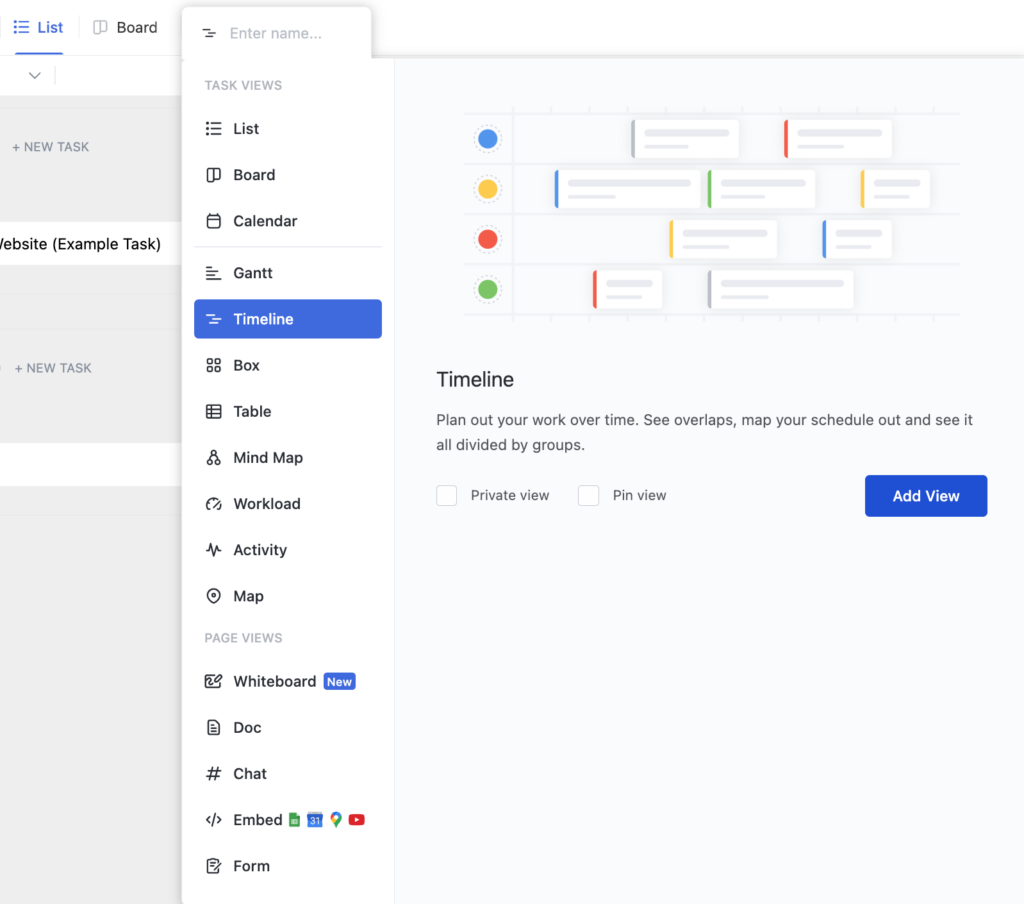 How and When To Use Timeline View Vs Gantt View ClickUp 