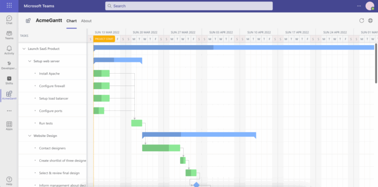 How To Build A Gantt Chart Into Microsoft Teams With Bryntum Bryntum