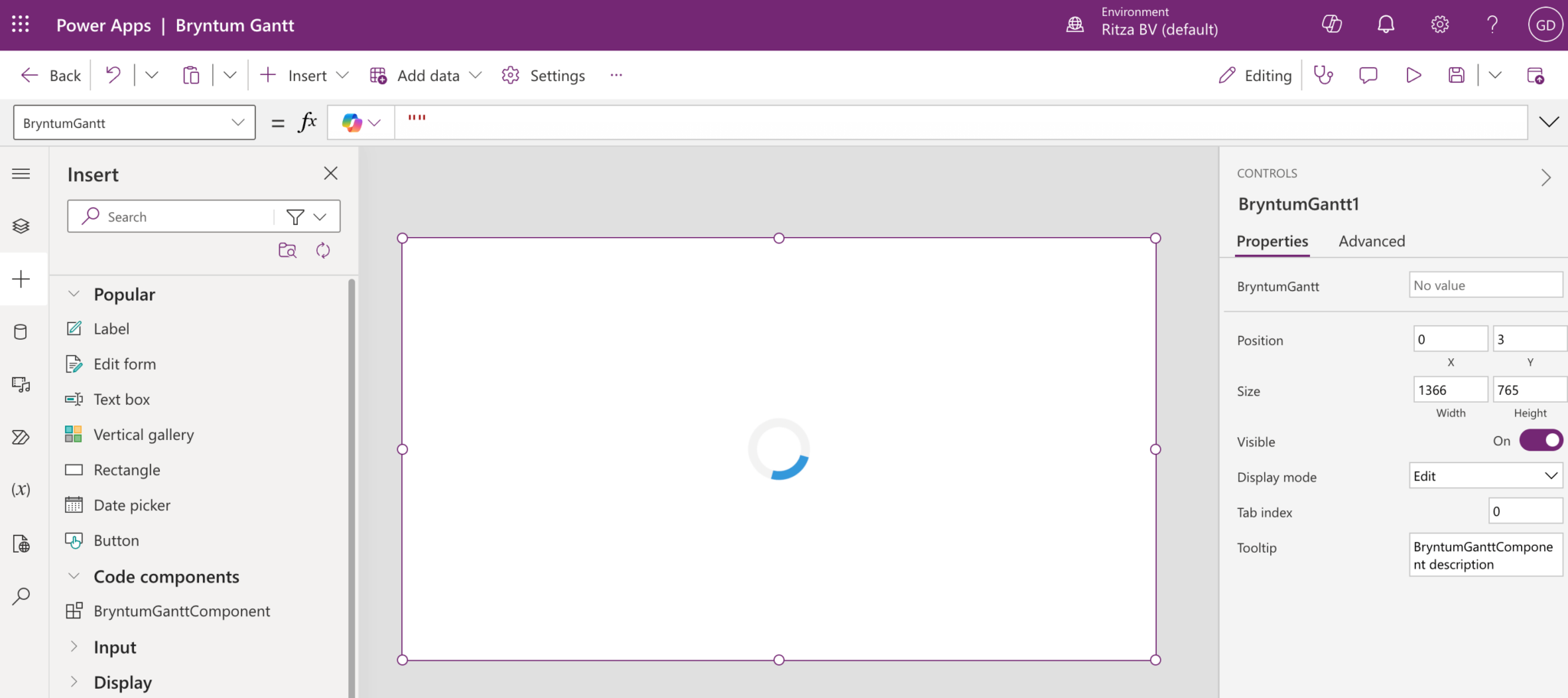 Gantt Chart In Powerapps