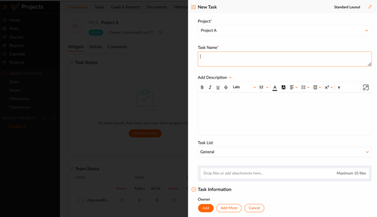 How To Create A Gantt Chart In Excel Zoho Projects
