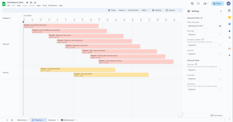 How To Create A Gantt Chart In Google Sheets With The New Smart Canvas Timeline View