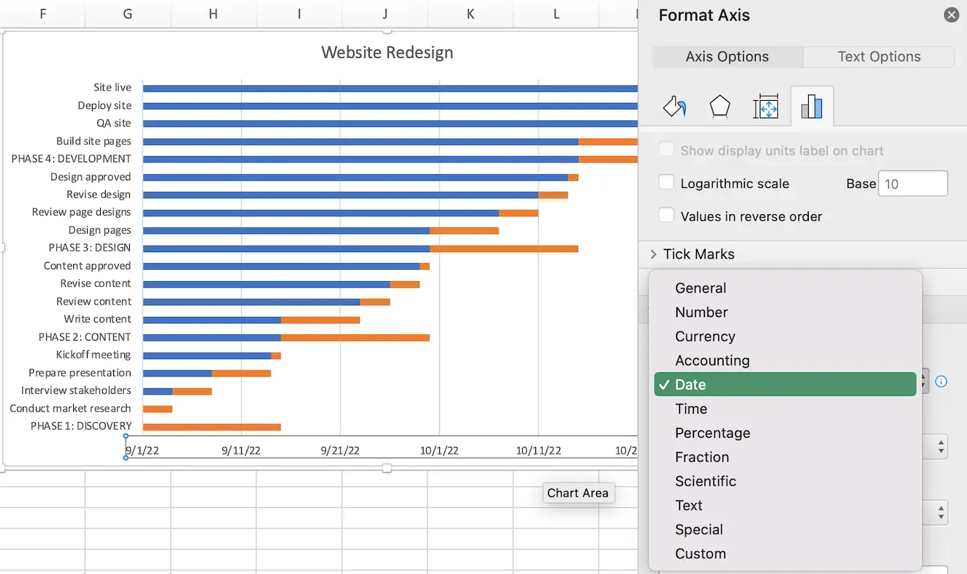 How To Create A Simple Weekly Gantt Chart In Excel