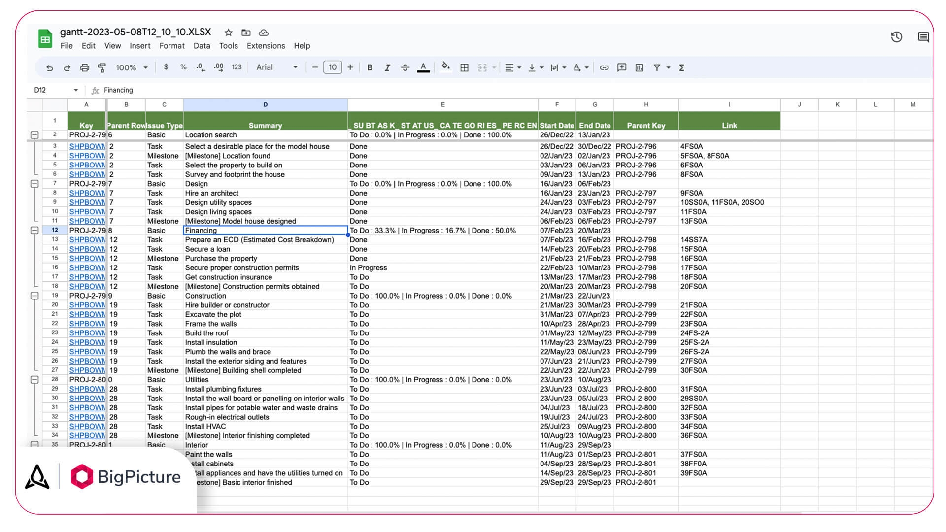 How To Import Export Jira Project Data BigPicture