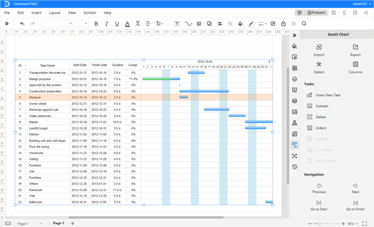 How To Make A Gantt Chart Quickly And Easily EdrawMax Online