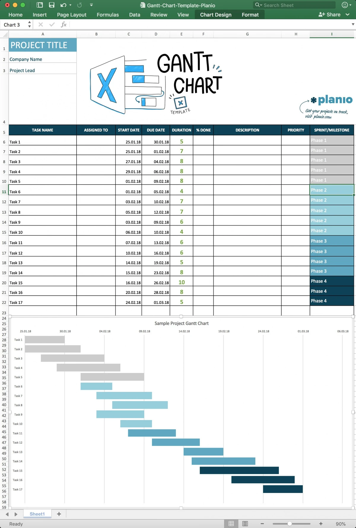 Ms Project Print Only Gantt Chart