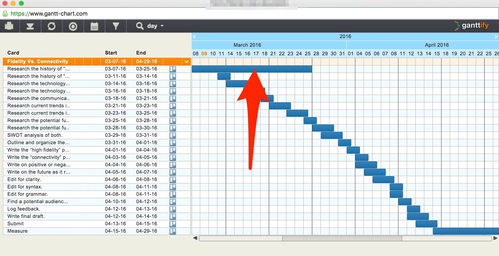 How Why To Build A Basic Gantt Chart For Almost Any Project Moz