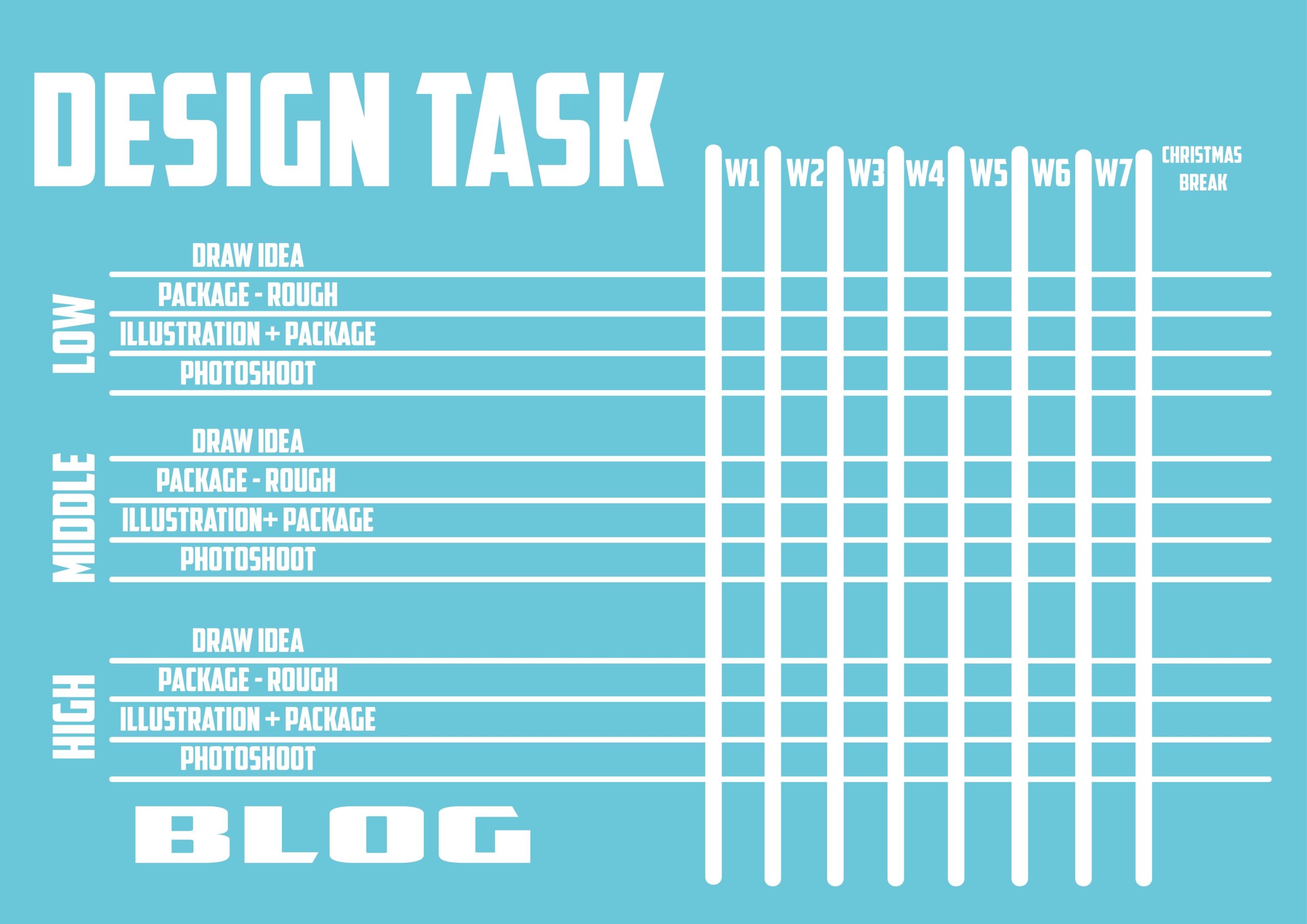Disposable Gantt Chart