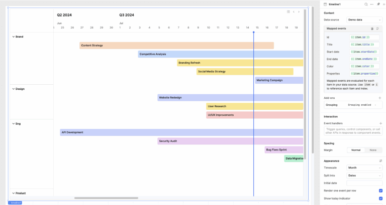 Introducing The New Timeline Component Product Updates 