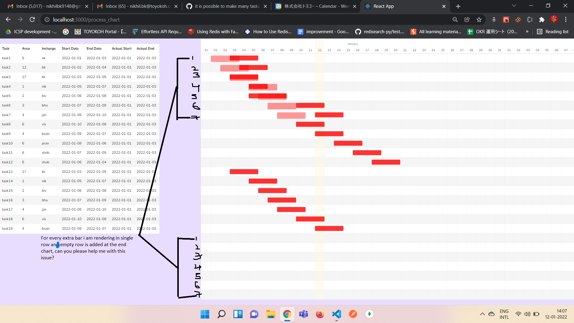 Frappe Gantt Chart
