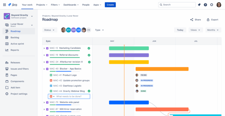 Jira Gantt Charts How To Create A Gantt Chart In Jira