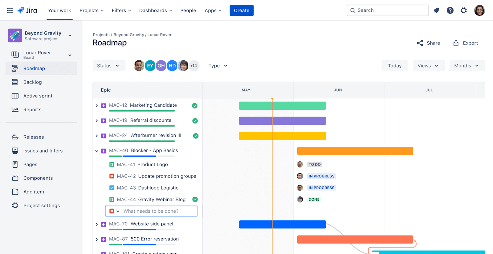 Jira Gantt Charts How To Create A Gantt Chart In Jira