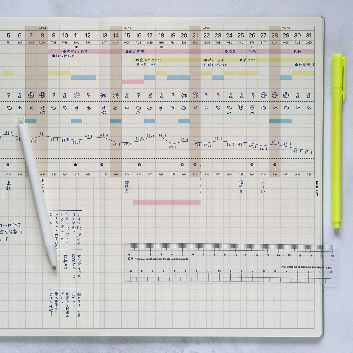 Gantt Chart Diary Gantt Chart Diary