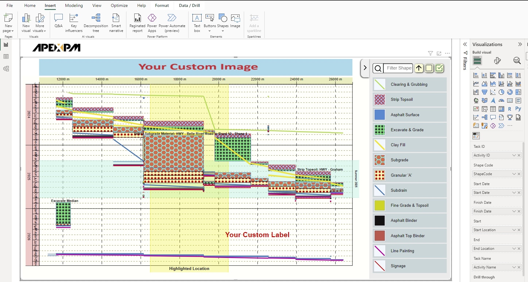 Linear Schedule APEX PM