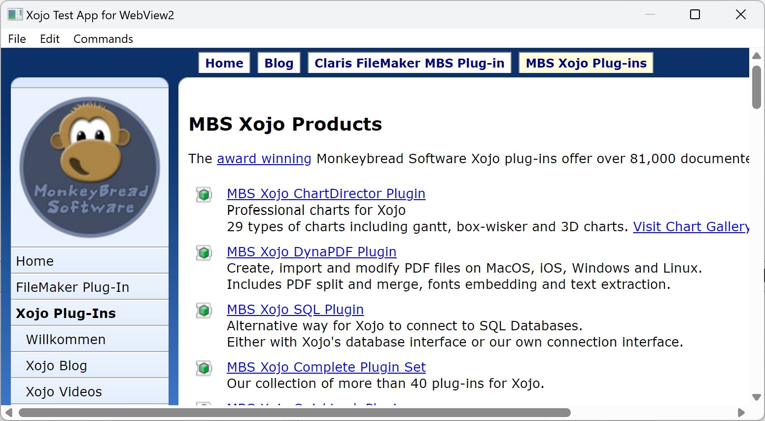 MBS Xojo Blog WebView2 For Xojo Upgrades