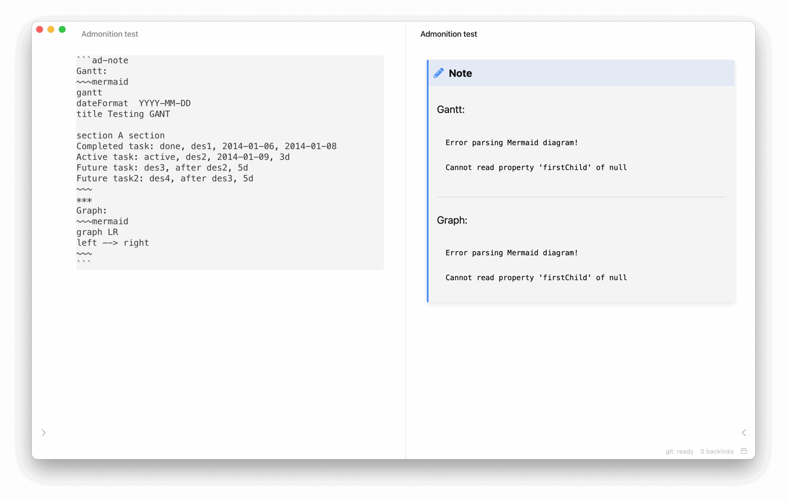 Mermaid Gantt Doesn t Render Issue 668 Blacksmithgu obsidian dataview GitHub