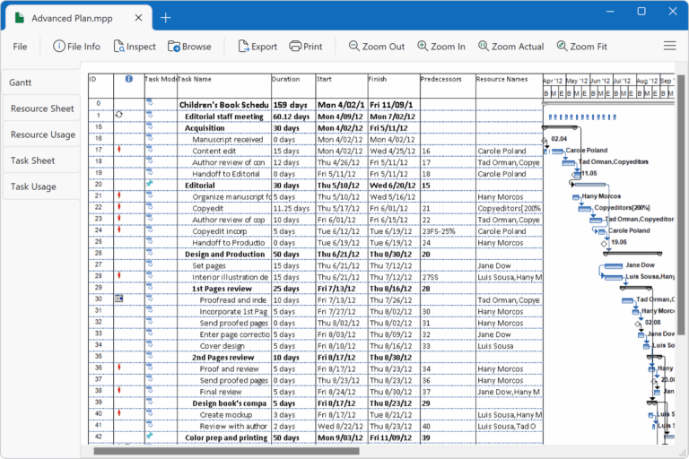 Microsoft Project Files File Viewer Plus Support