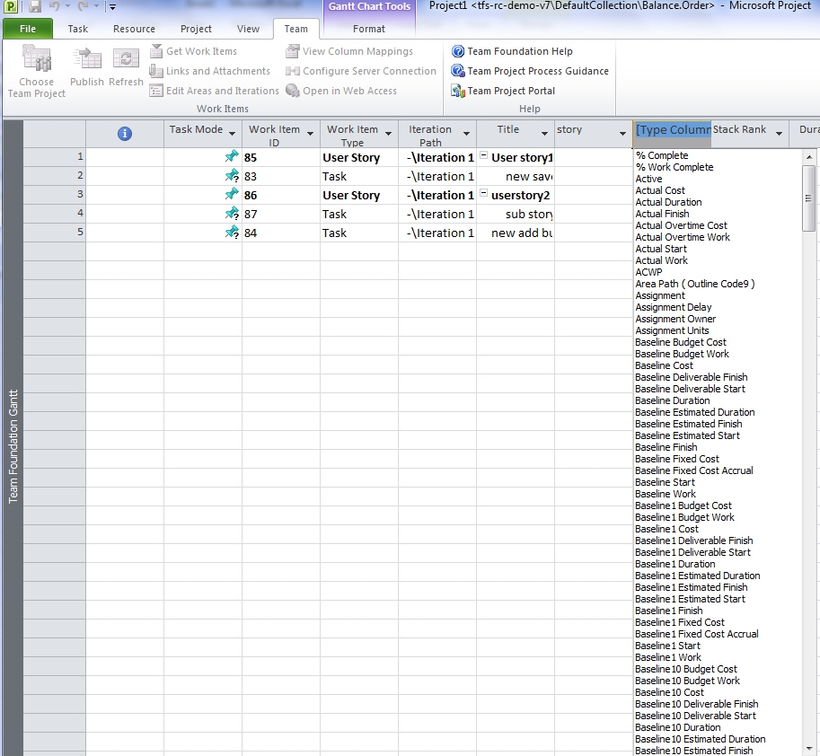 Microsoft Project Suggestions the Rich Client Like Excel 