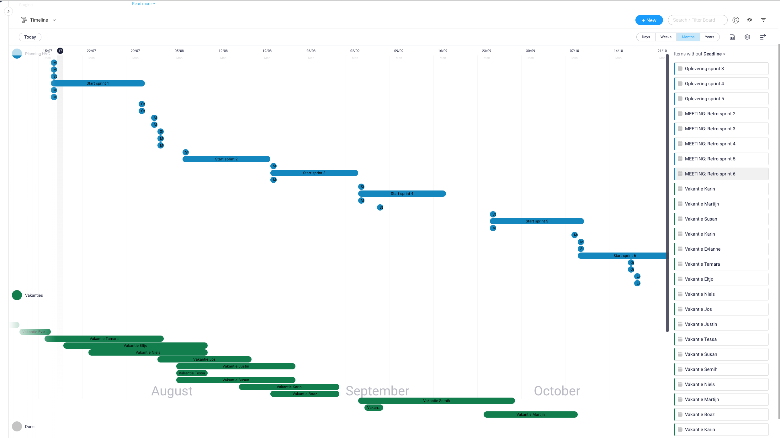 Tableau Gantt Chart Timeline