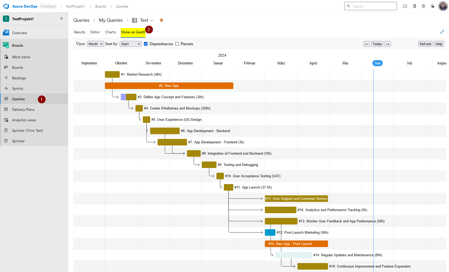 OGIT Gantt Visual Studio Marketplace
