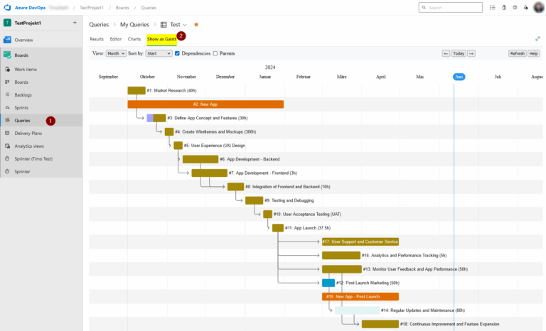 OGIT Gantt Visual Studio Marketplace