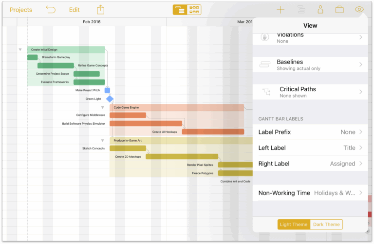 OmniPlan 3 For IOS User Manual Building Your First Project