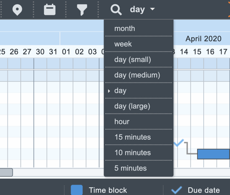 One click Gantt Charts For Individuals And Teams