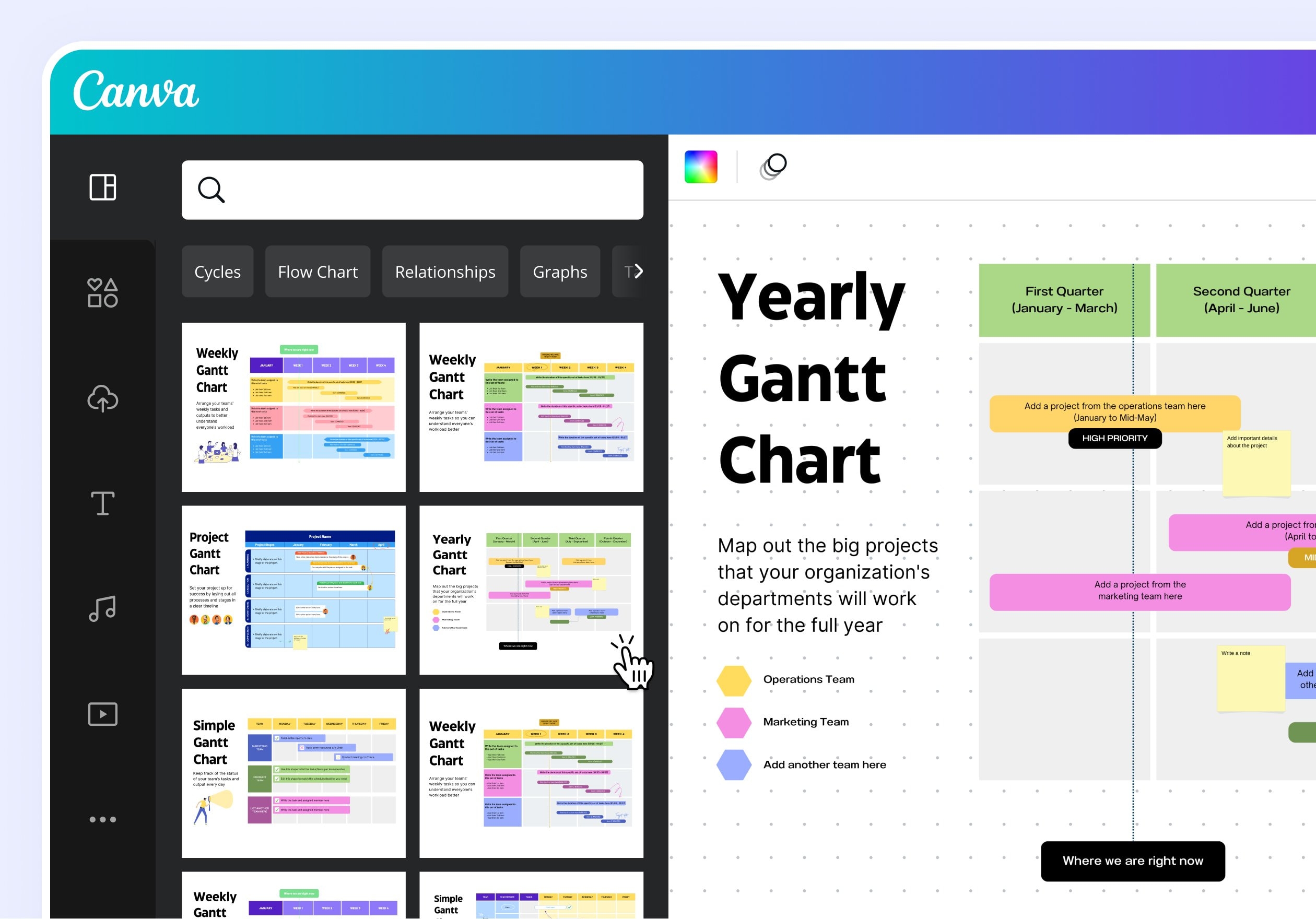 Pembuat Diagram Gantt Gratis Dan Contoh Online Canva
