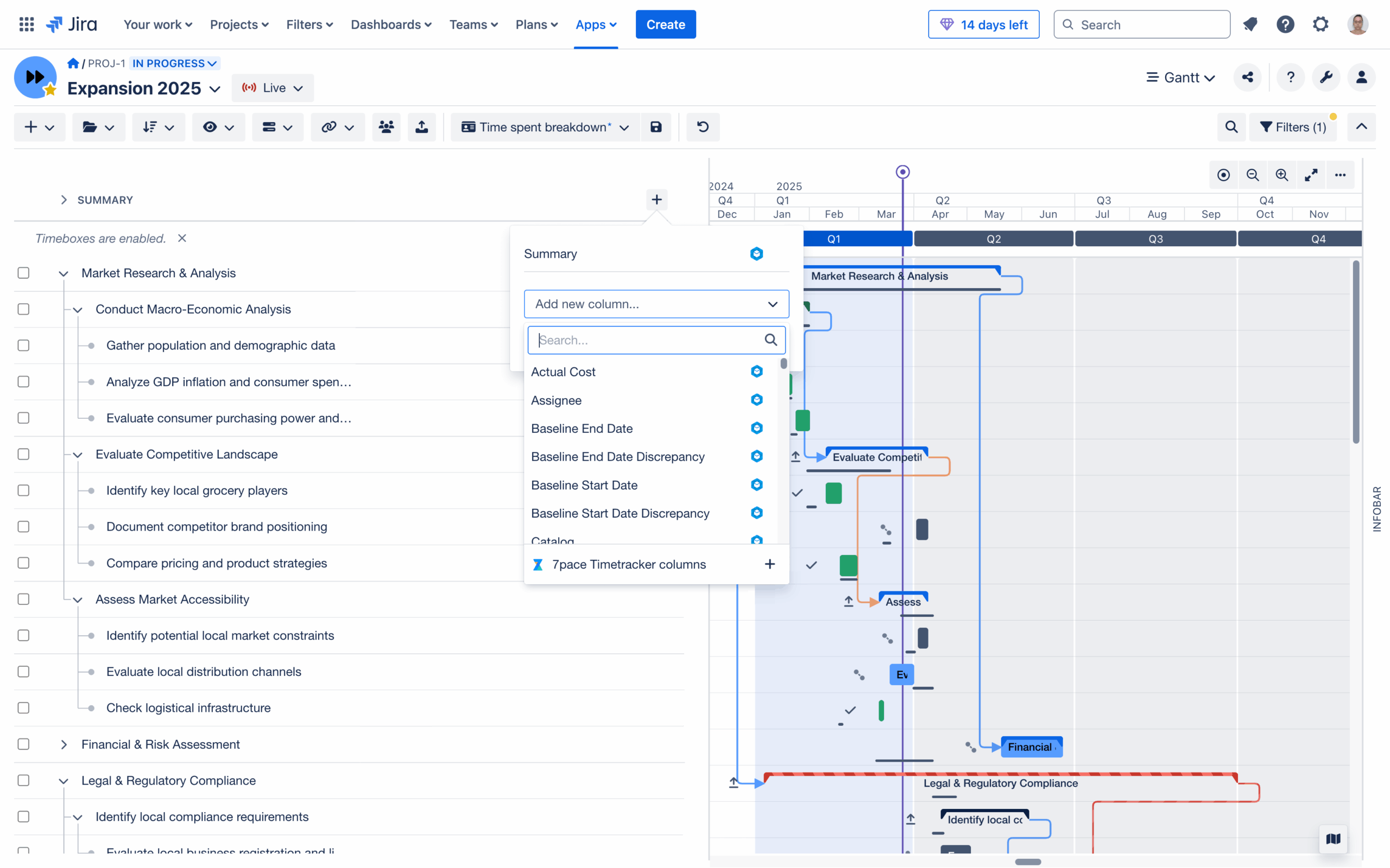 Plan And Track In Jira With BigPicture 7pace Timetracker Appfire
