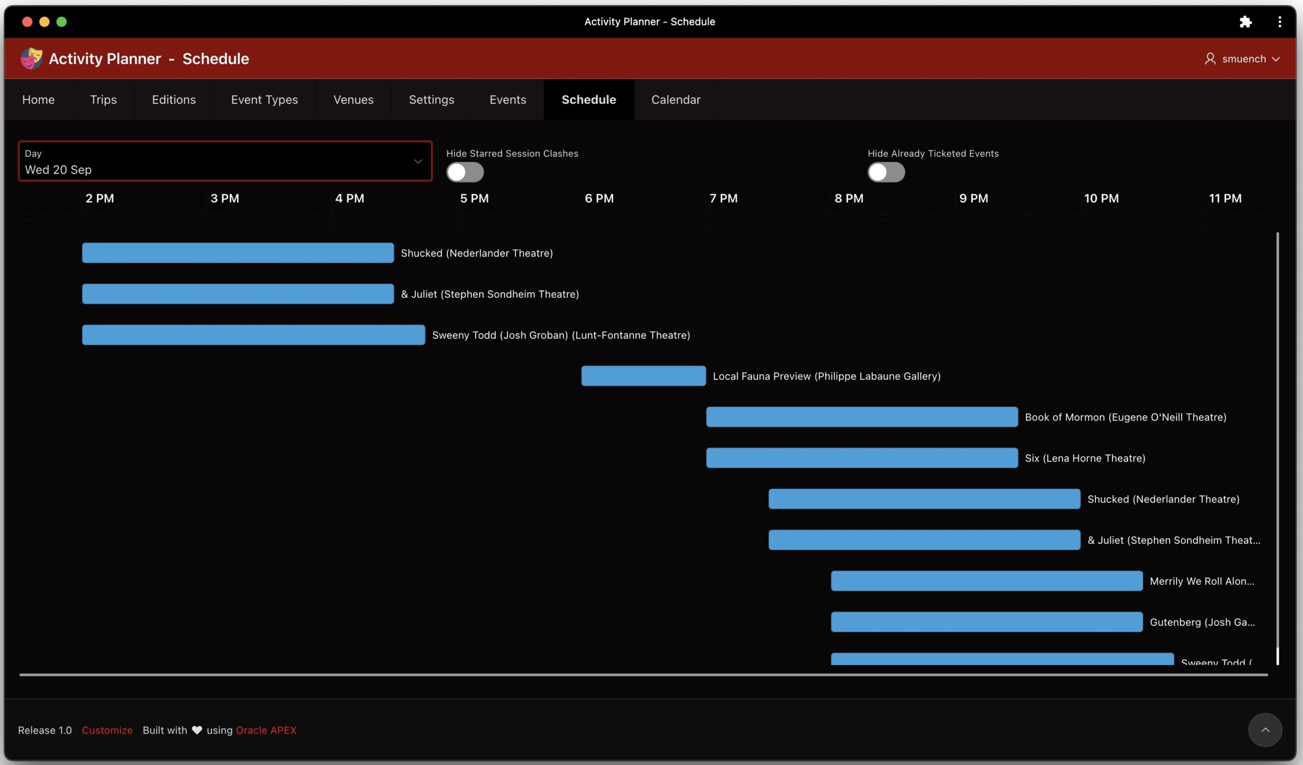 Planning With Gantt U0026 Calendar JoelKallmanDay Dive Into APEX