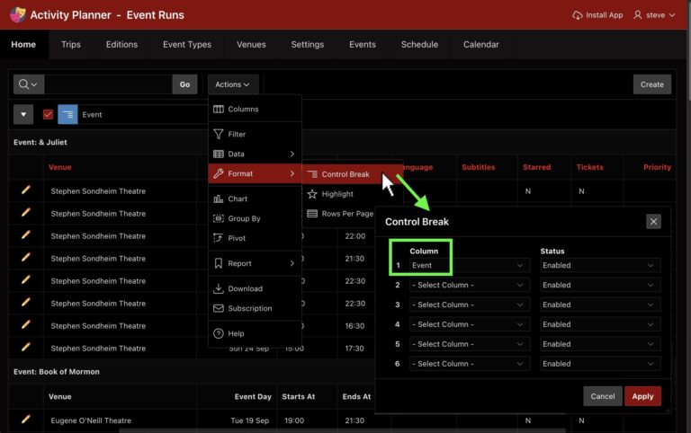 Planning With Gantt U0026 Calendar JoelKallmanDay Dive Into APEX