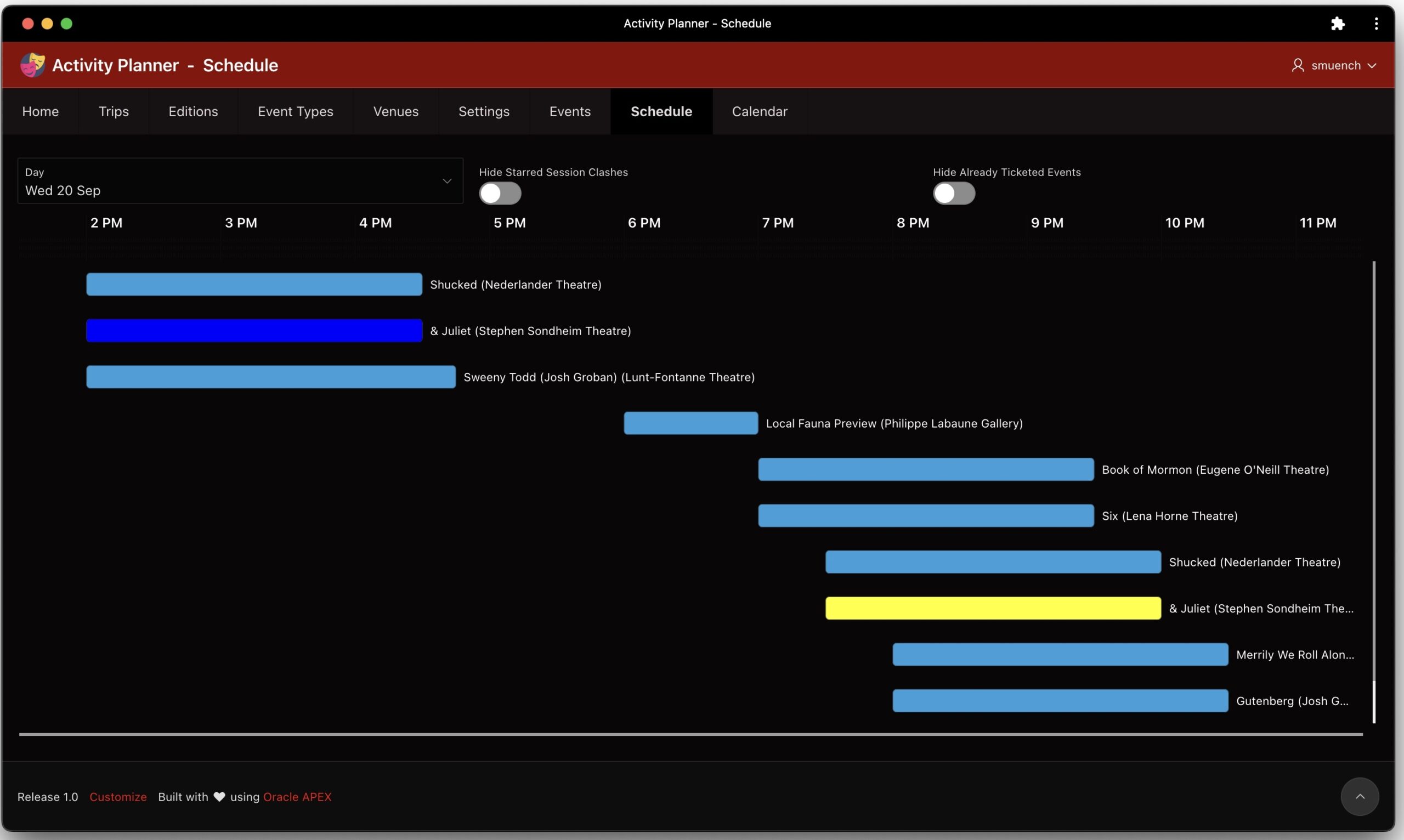 Planning With Gantt U0026 Calendar JoelKallmanDay Dive Into APEX