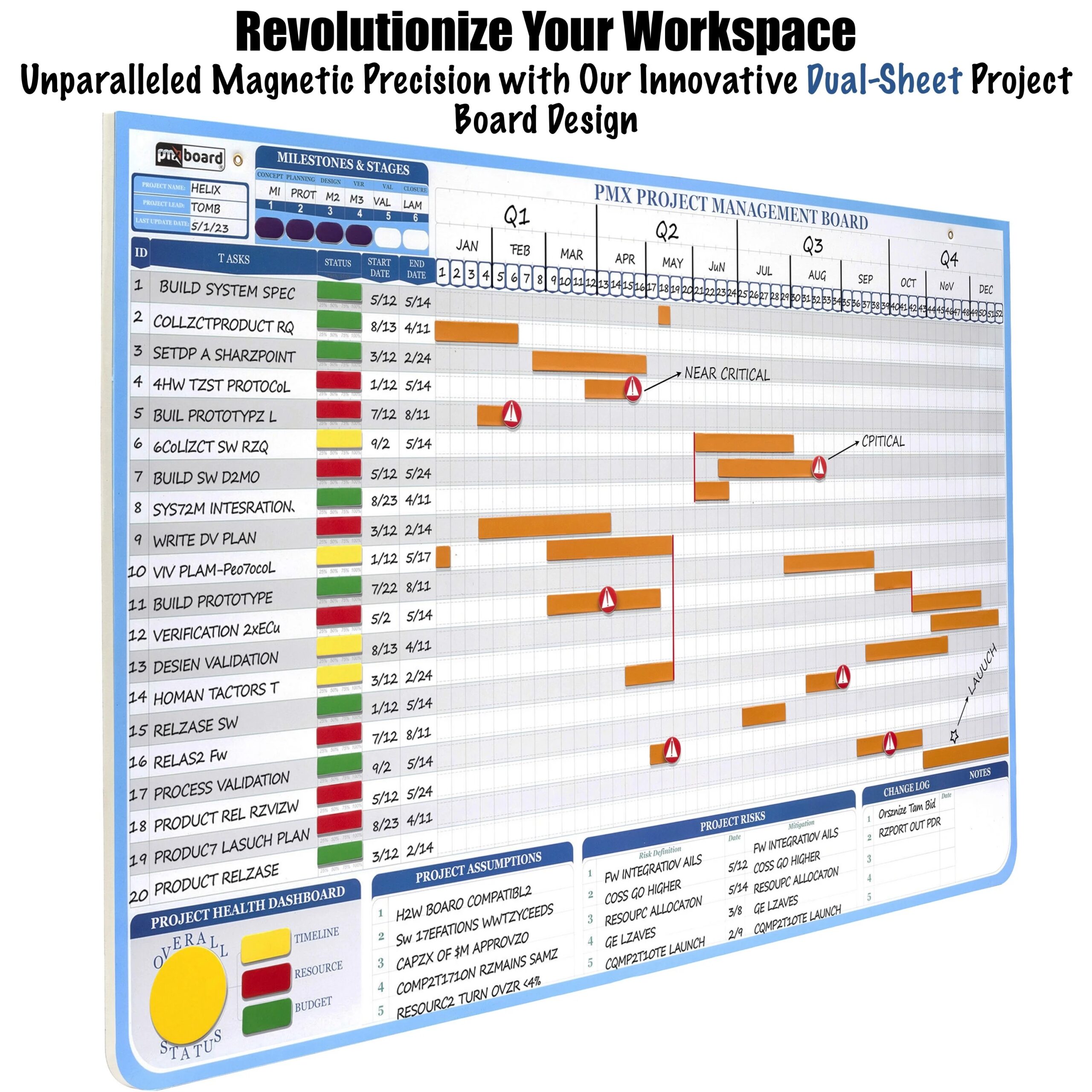 Pmxbaord Ultimate Project Management Gantt Chart Whiteboard Kit 668 Project Board Magnets Visualize Timelines Critical Path U0026 Risks Premium Accessories Included Project Management Whiteboard Walmart Pmxbaord Ultimate Project Management Gantt Chart Whiteboard Kit 668 Project Board Magnets Visualize Timelines Critical Path U0026 Risks Premium Accessories Included Project Management Whiteboard Walmart