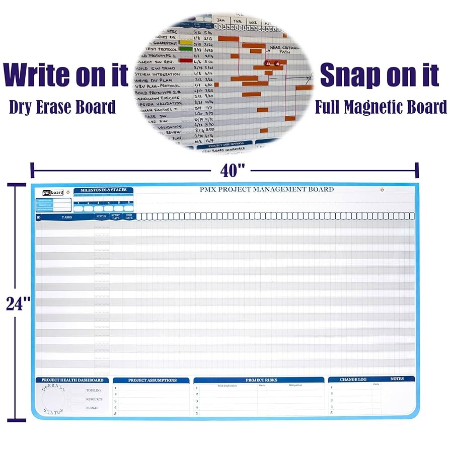 PMXBoard Gantt Chart Whiteboard Kit 668 Magnets Visualize Timelines Risks U0026 Critical Path Ultimate Management White Board For Project Management Amazon co uk Stationery U0026 Office Supplies PMXBoard Gantt Chart Whiteboard Kit 668 Magnets Visualize Timelines Risks U0026 Critical Path Ultimate Management White Board For Project Management Amazon co uk Stationery U0026 Office Supplies