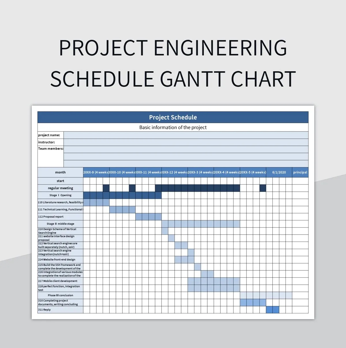 Project Engineering Schedule Gantt Chart Excel Template And Google Sheets File For Free Download Slidesdocs Project Engineering Schedule Gantt Chart Excel Template And Google Sheets File For Free Download Slidesdocs