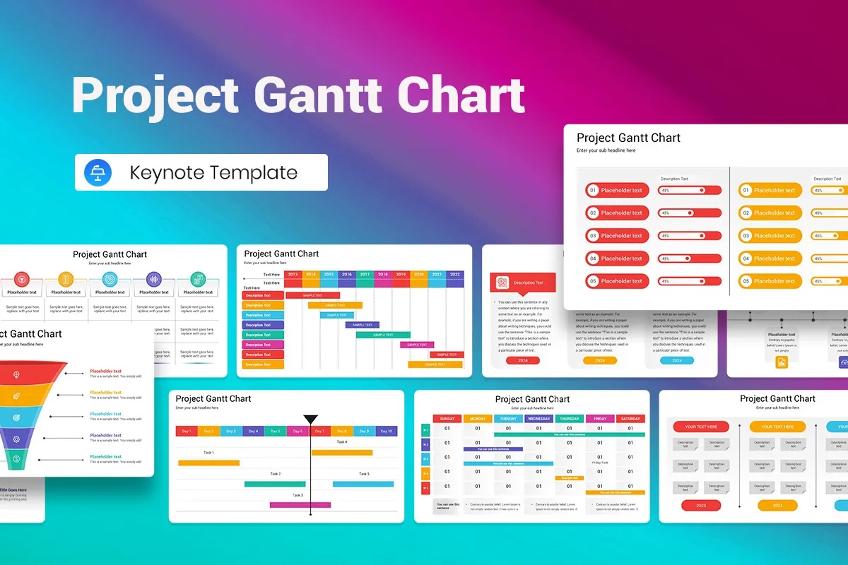 Gantt Chart In Keynote