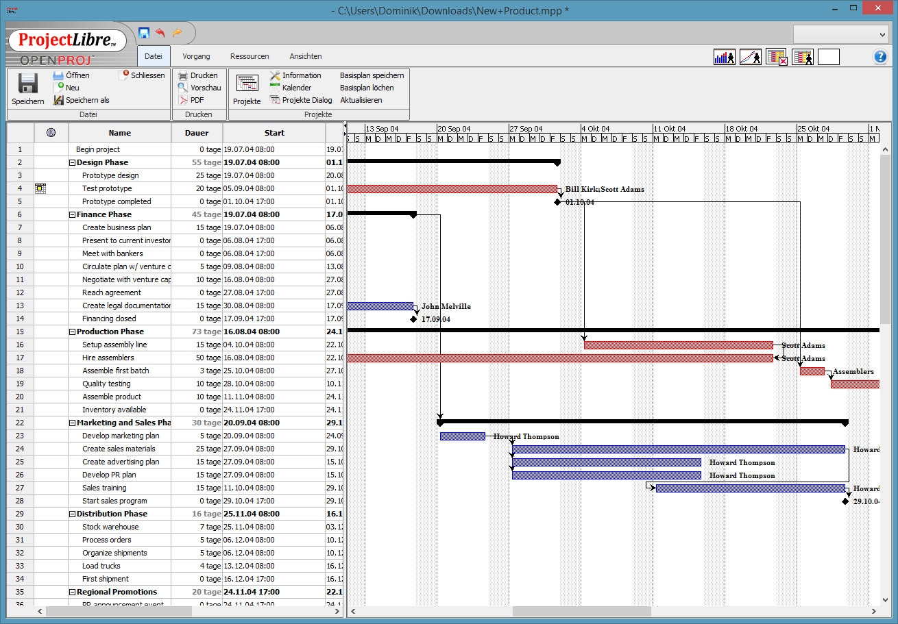 ProjectLibre Download CHIP
