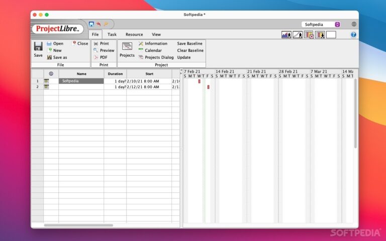 ProjectLibre Download Free Mac 1 9 3 Softpedia