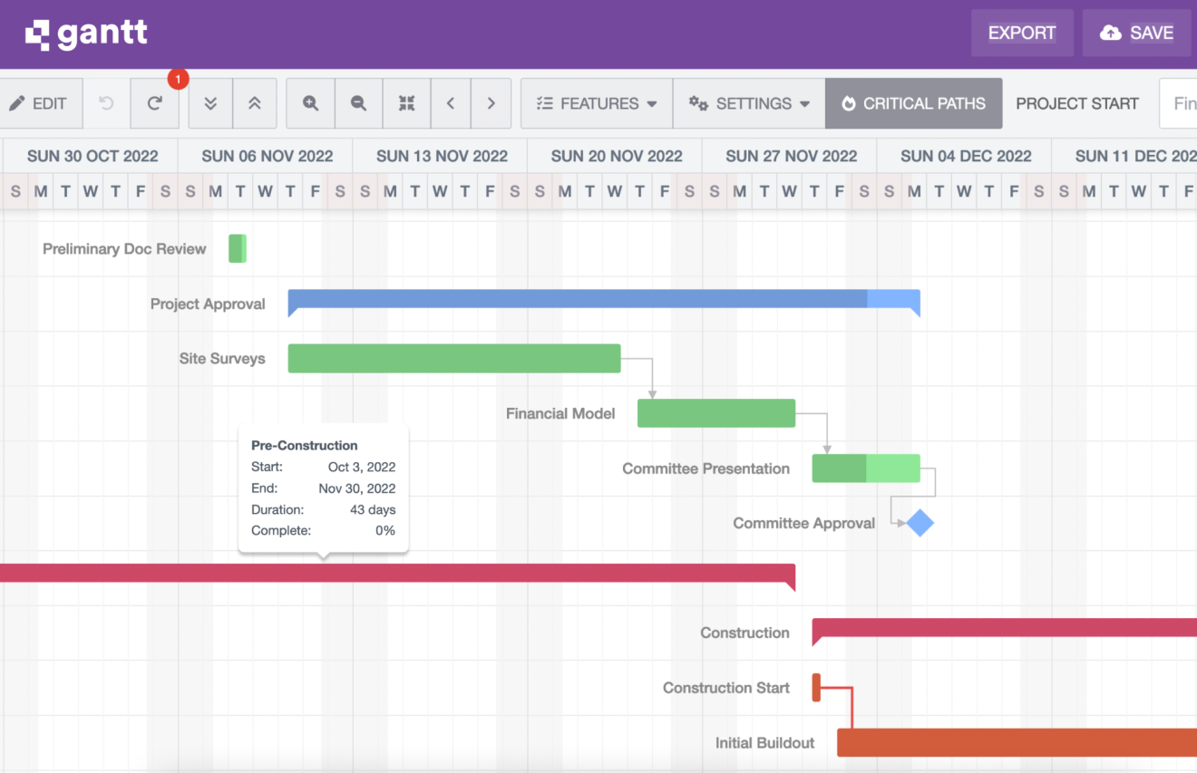 Quickbase Gantt Chart Tool Create A Gantt Chart For Your Project