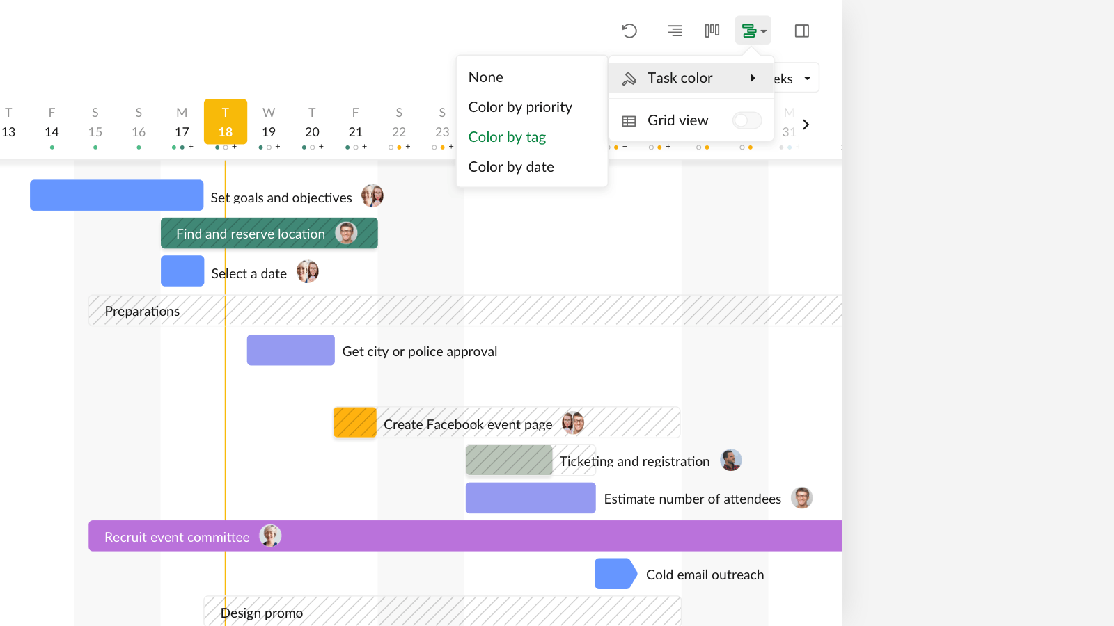 Quire Timeline View Chieh Hsi Chen