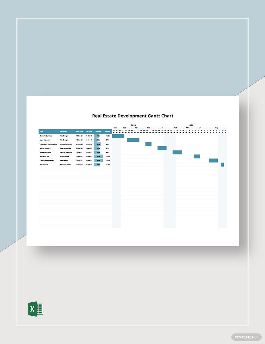 Gantt Chart Real Estate