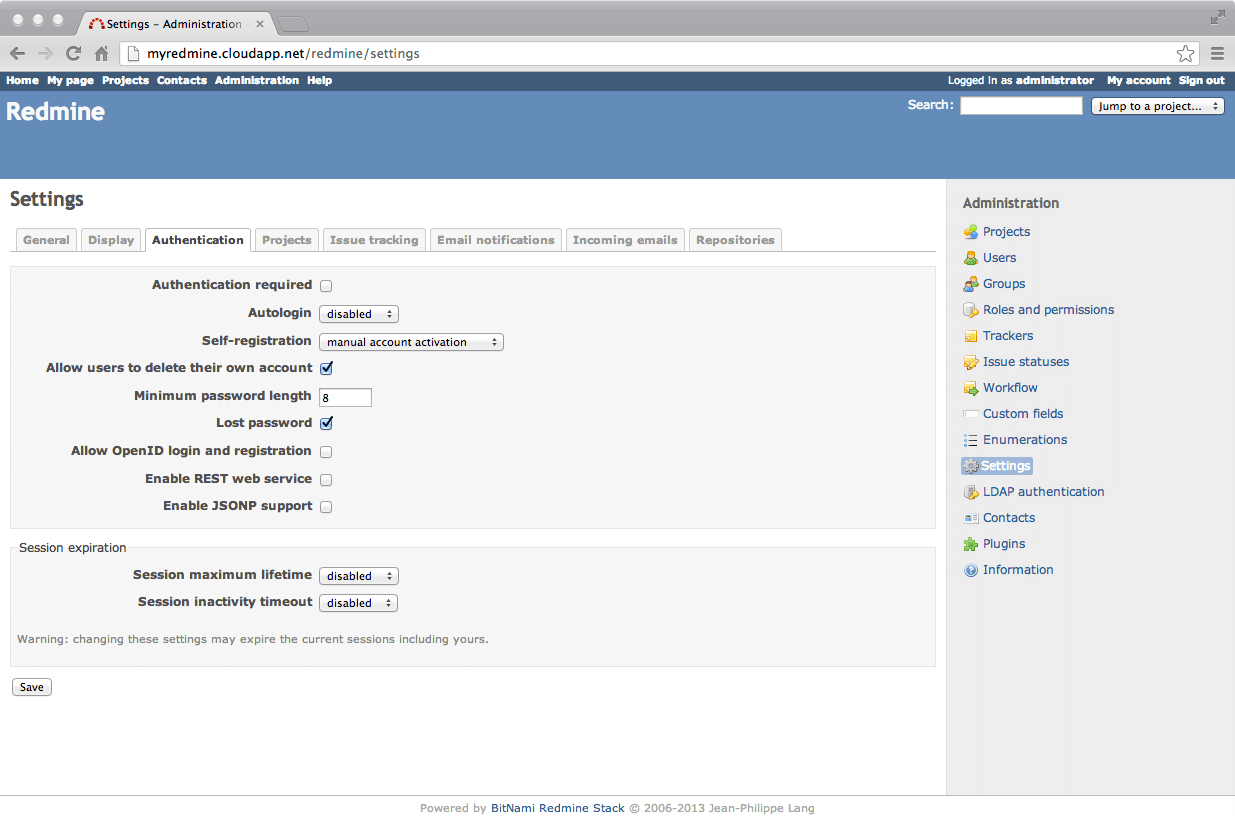 Run Redmine In The Cloud