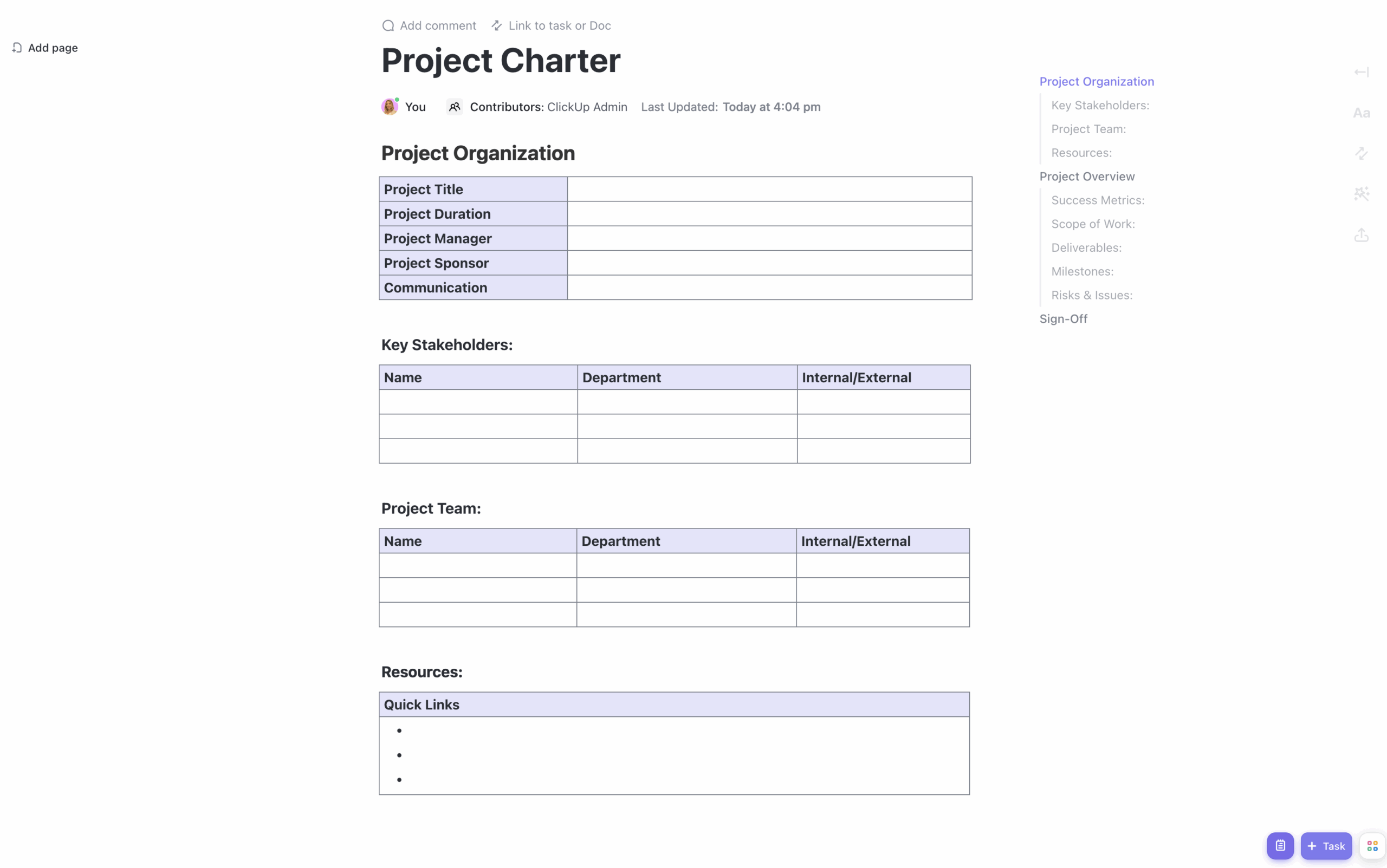 Solar Panel Installation Project Charter Template Template By ClickUp 