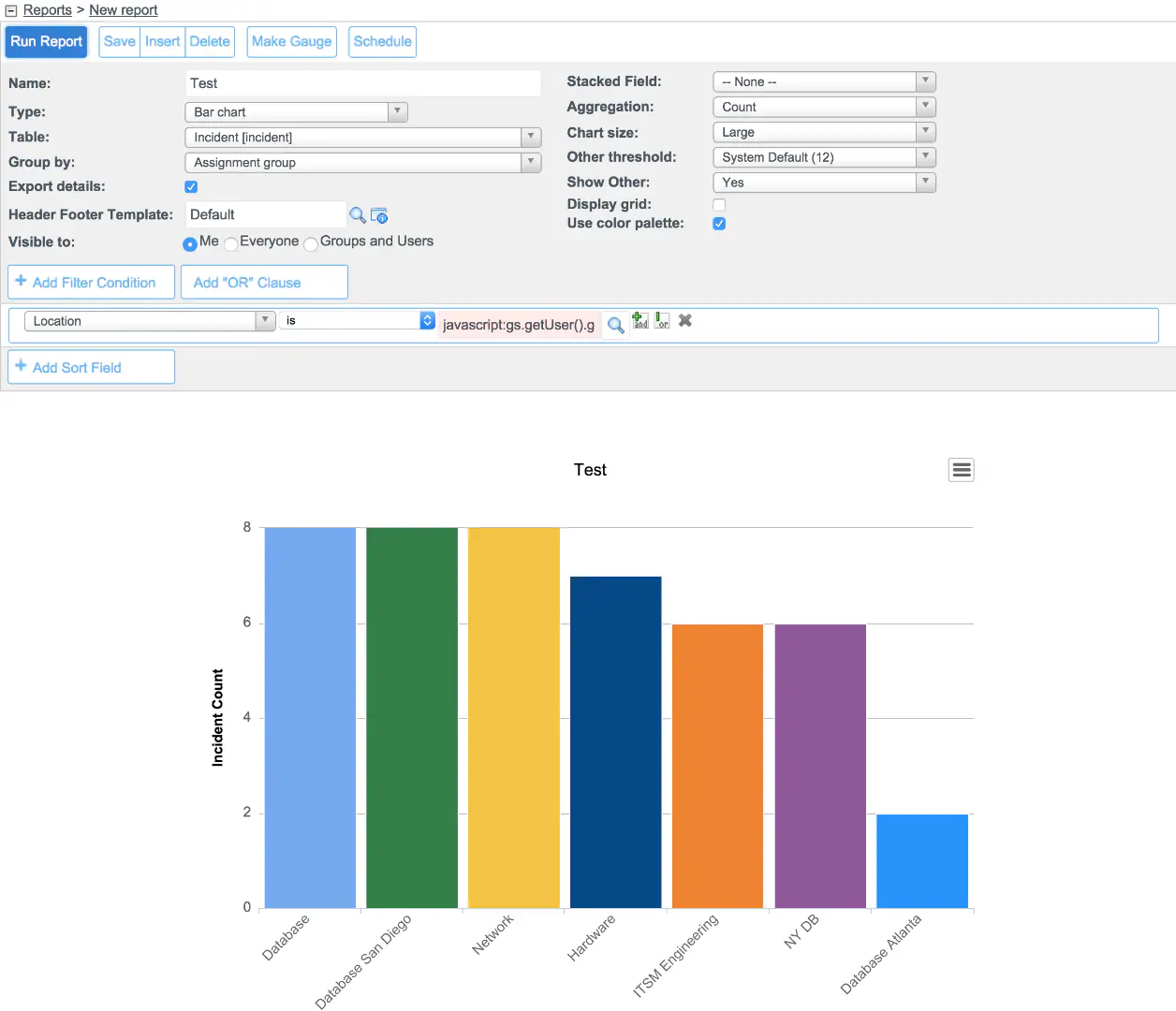 Solved Running Reports Grouping By Month Using Variab ServiceNow Community