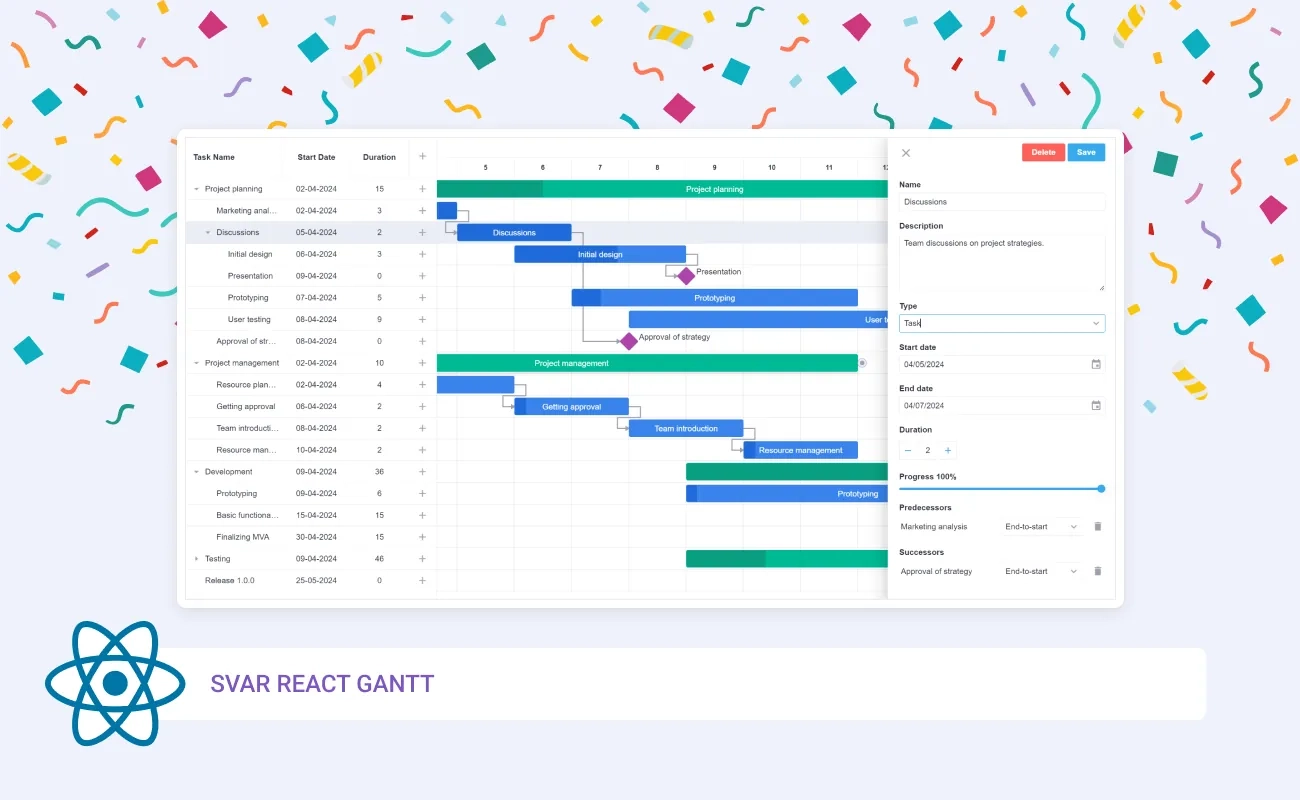 SVAR Introduced An Open Source React Gantt Component SVAR Blog SVAR Introduced An Open Source React Gantt Component SVAR Blog