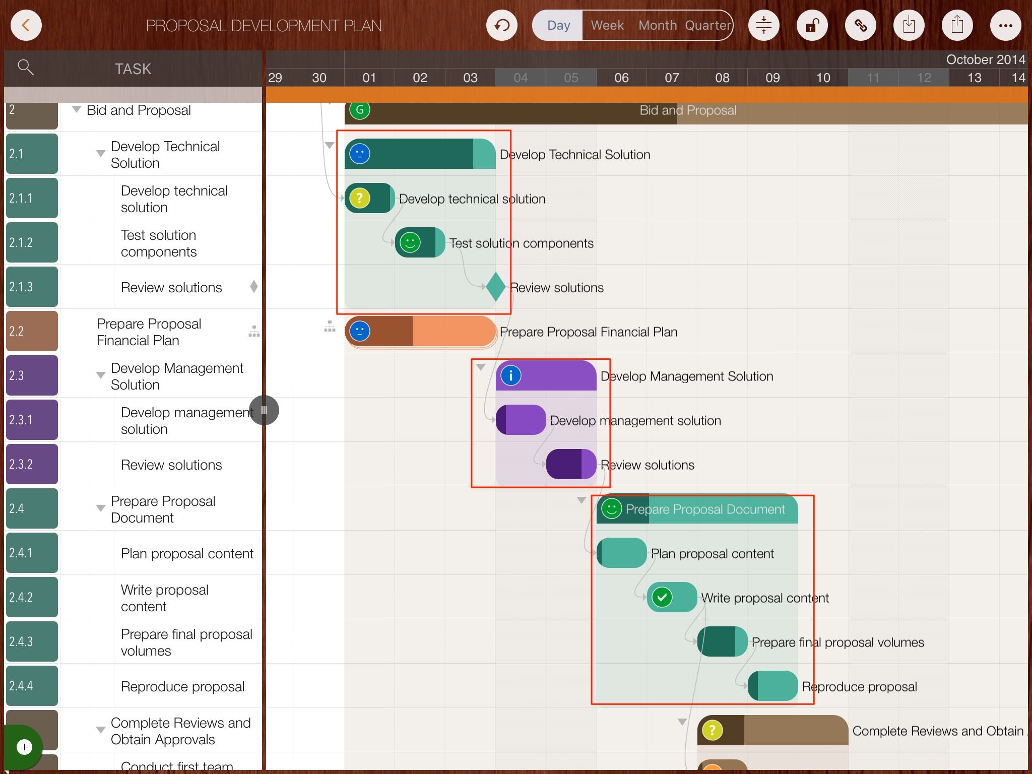 Task Structure QuickPlan For IOS