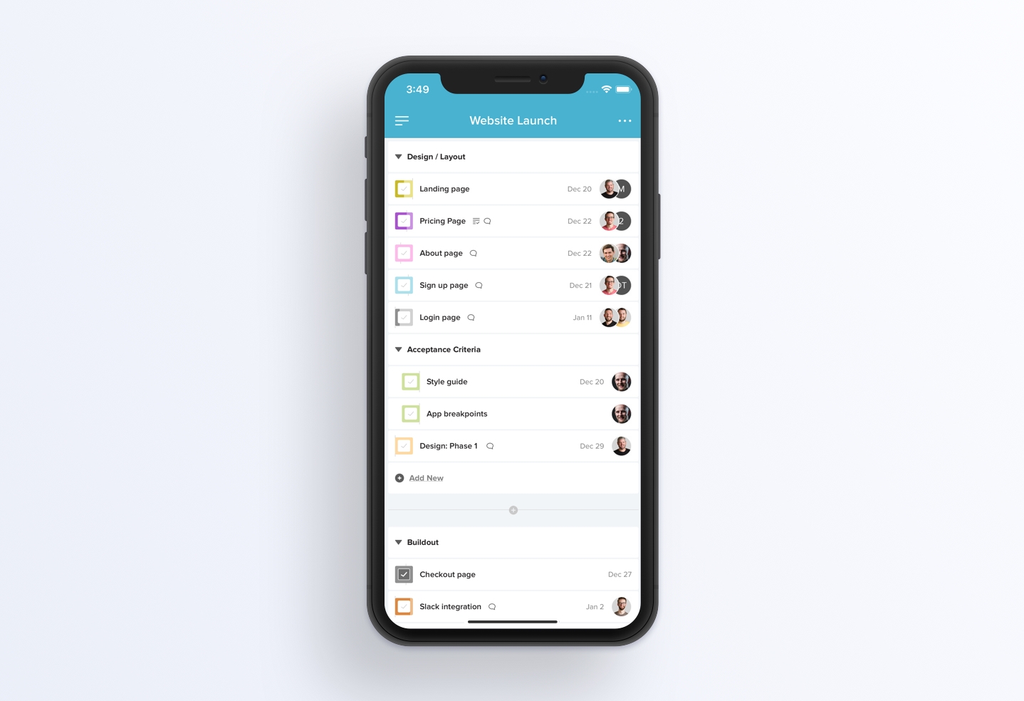 TeamGantt Project Management Mobile App TeamGantt