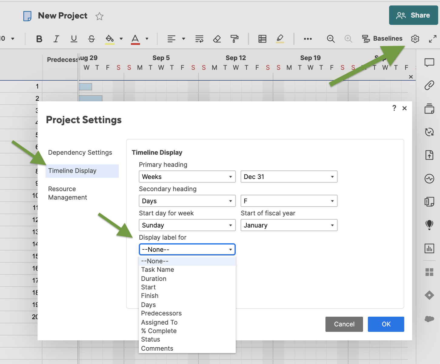 Text In Gantt Chart Smartsheet Community