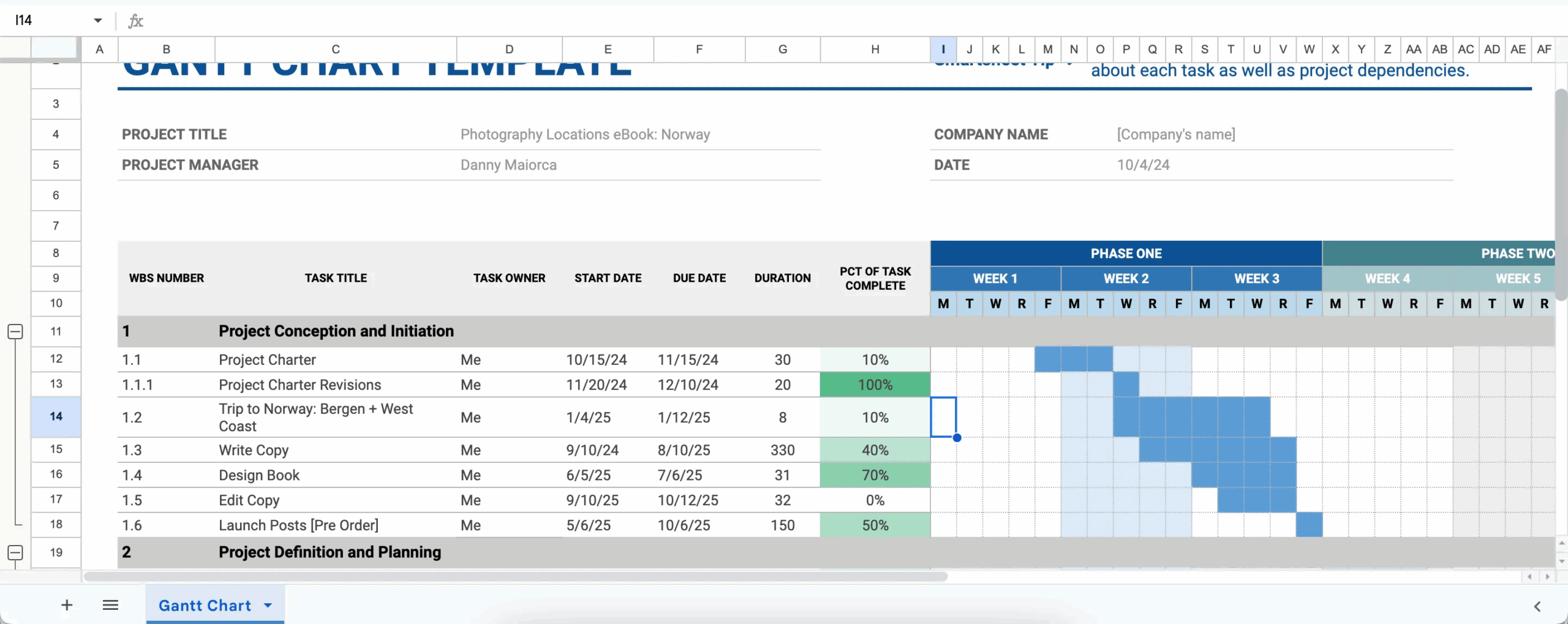 These Are The 5 Best Gantt Chart Templates For Excel And Google Sheets