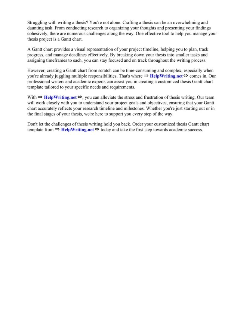 Thesis Gantt Chart Template By Iowa Lakes Community College Issuu